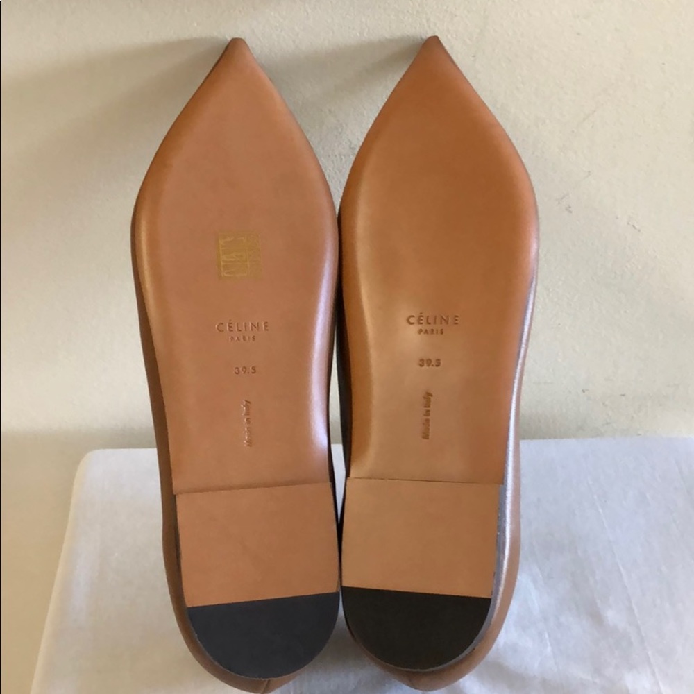 ❌SOLD❌ CELINE Zipped Low Boot Pointy Toe Flats - Picture 7 of 8